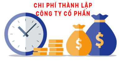 chi phí thành lập công ty cổ phần