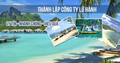 chi phí để thành lập 1 công ty du lịch